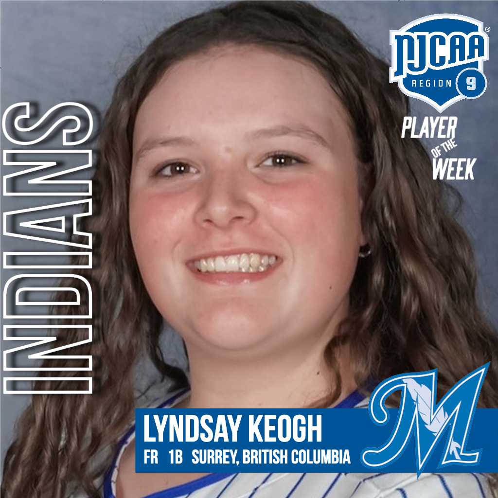 Week 2 - Player of the Week Lyndsay Keogh from McCook CC